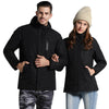 MANTEAU CHAUFFANT NOIR POUR FEMME - Veste Chauffante