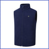 GILET CHAUFFANT EN POLAIRE BLEUE - Veste Chauffante